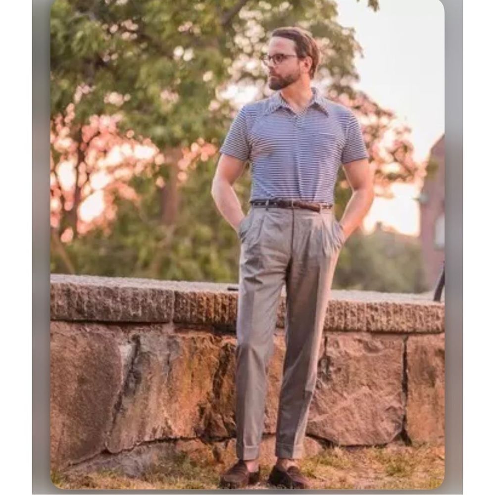 Eddie Bauer Wrinkle Resistant Relaxed Fit Pants Size 33x34